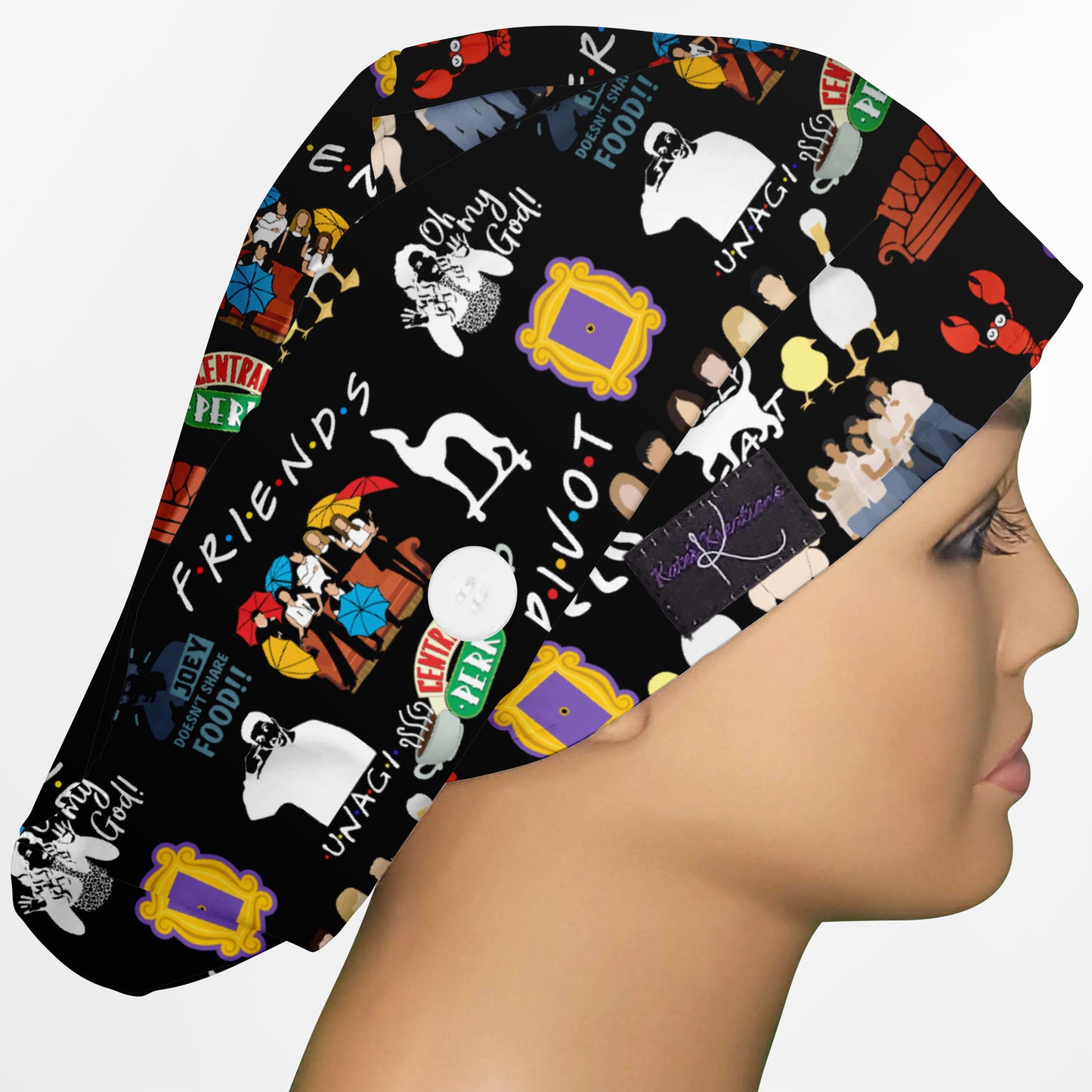 Could This Be Any More Iconic? - Black Euro Scrub Cap