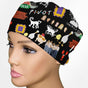 Could This Be Any More Iconic? - Black Low-Tie Surgeon Scrub Cap