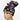 Could This Be Any More Iconic? - Black High Bun Ponytail Scrub Cap
