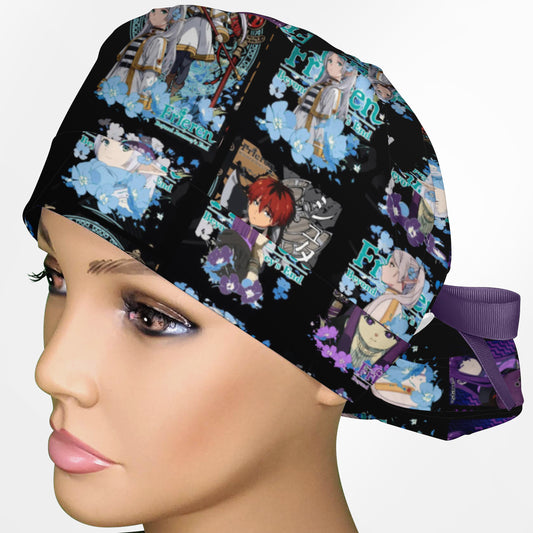 Frieren Ponytail Scrub Cap