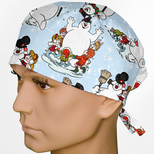 Frosty And Kids Snow Surgeon Scrub Cap