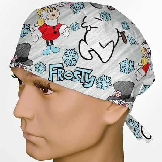 Frosty The Snowman Surgeon Scrub Cap