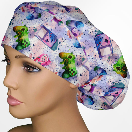 Gamers Bouffant Scrub Cap