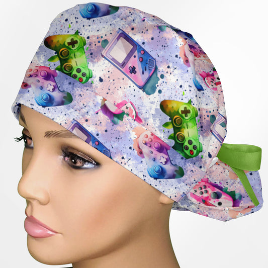 Gamers Ponytail Scrub Cap