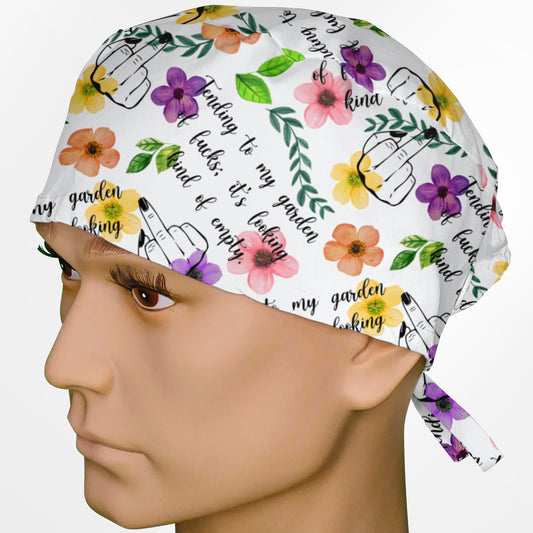 Garden Of Fucks Surgeon Scrub Cap