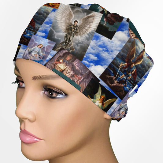 Angels Guardian Low-Tie-Surgeon Scrub Cap