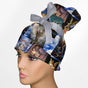 Angels Guardian High Bun Ponytail Scrub Cap