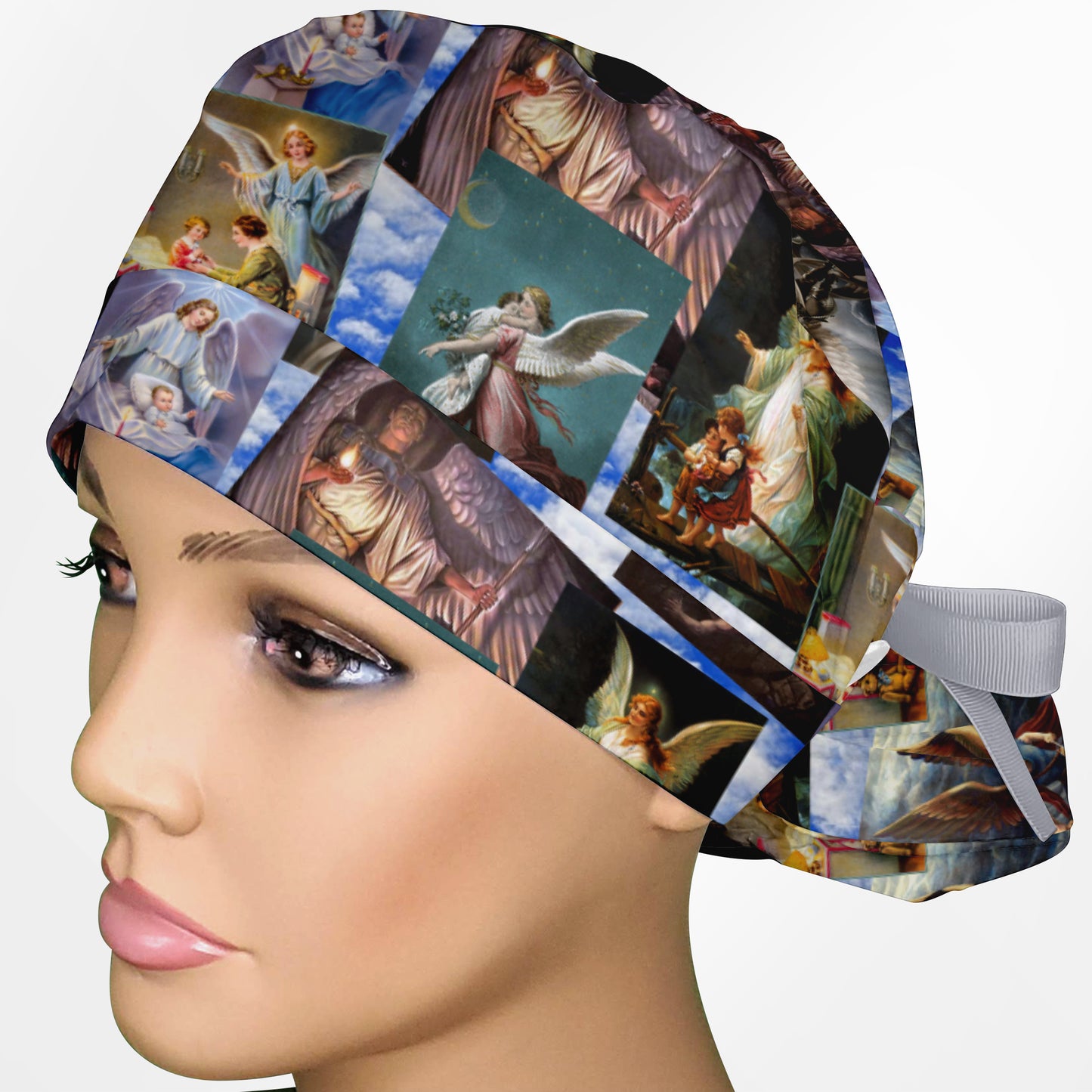 Angels Guardian Ponytail Scrub Cap