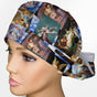 Angels Guardian Ponytail Scrub Cap