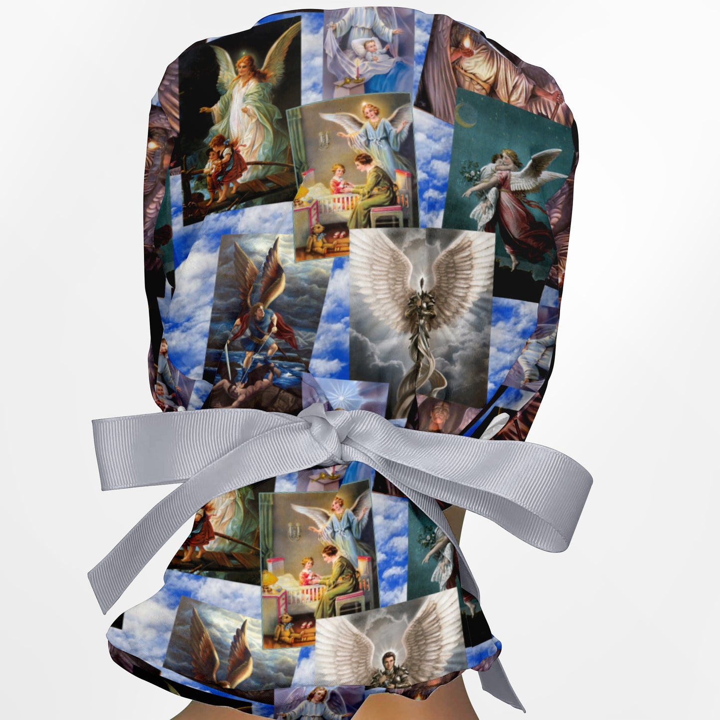Angels Guardian Ponytail Scrub Cap