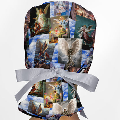 Angels Guardian Ponytail Scrub Cap