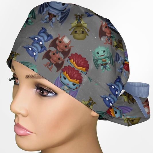 Gargoyles Ponytail Scrub Cap