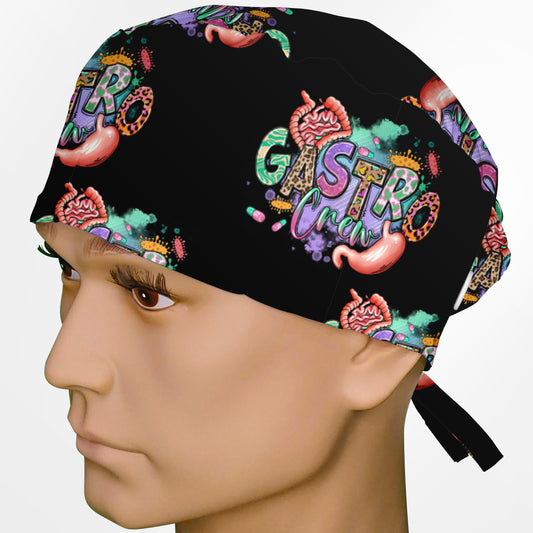 Gastro Crew - Black Surgeon Scrub Cap