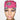 Gastro Crew - Pink animal print Low-Tie Surgeon Scrub Cap