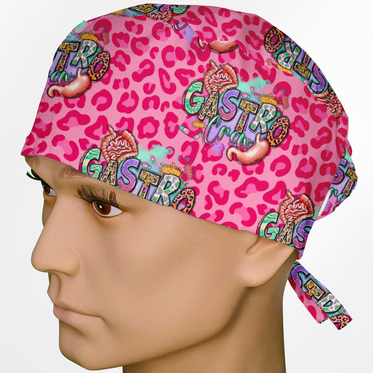 Gastro Crew - Pink animal print Surgeon Scrub Cap