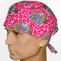 Gastro Crew - Pink animal print Surgeon Scrub Cap