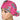 Gastro Crew - Pink animal print Ponytail Scrub Cap