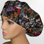 Stained Glass Villains Bouffant Scrub Cap