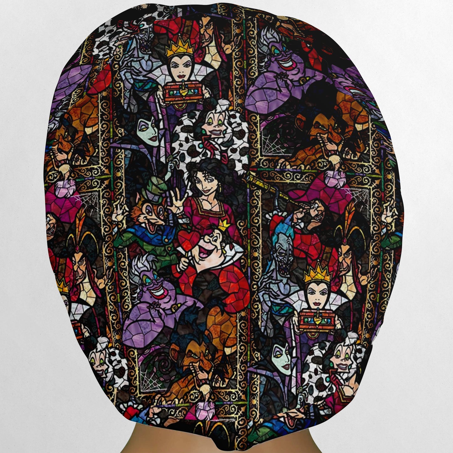Stained Glass Villains Euro Scrub Cap