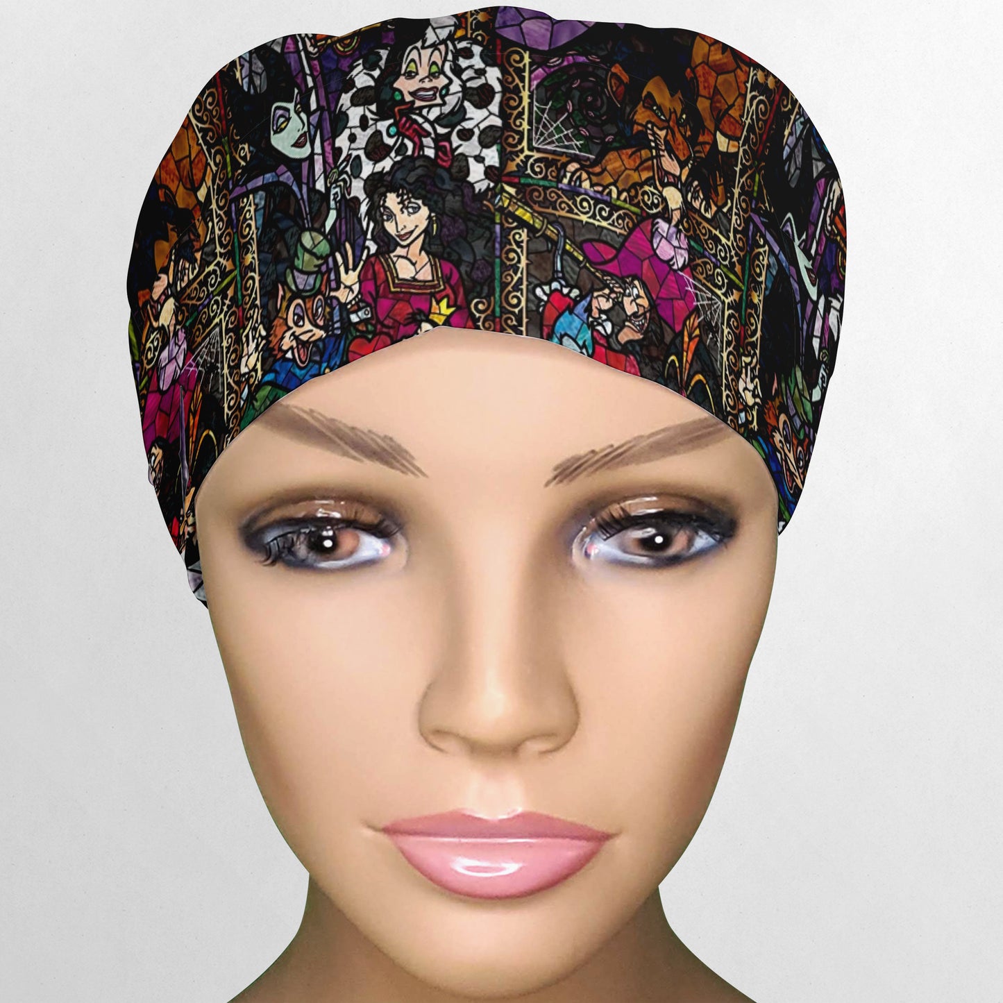 Stained Glass Villains Euro Scrub Cap