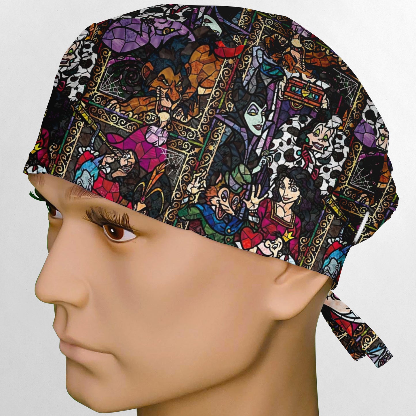 Stained Glass Villains Surgeon Scrub Cap
