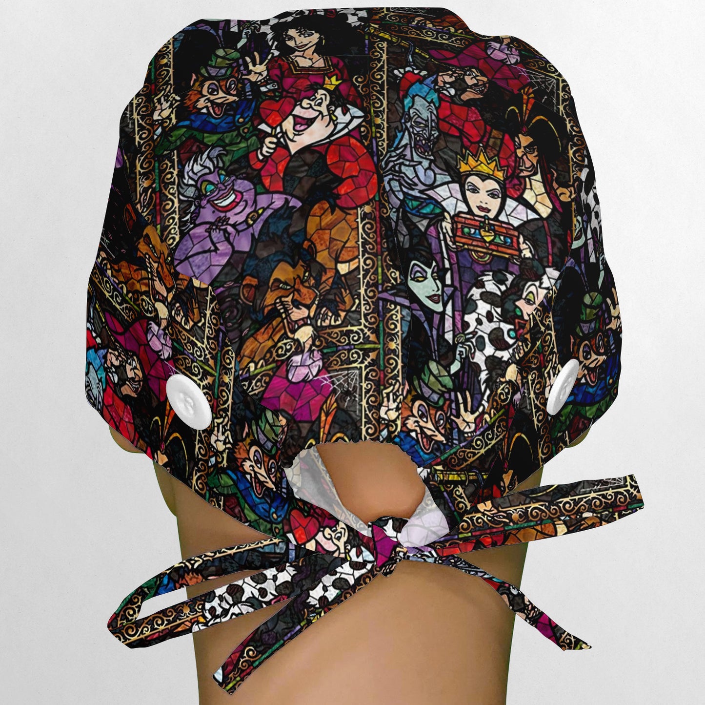 Stained Glass Villains Surgeon Scrub Cap