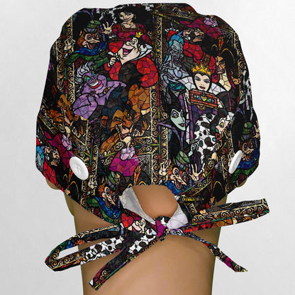 Stained Glass Villains Surgeon Scrub Cap