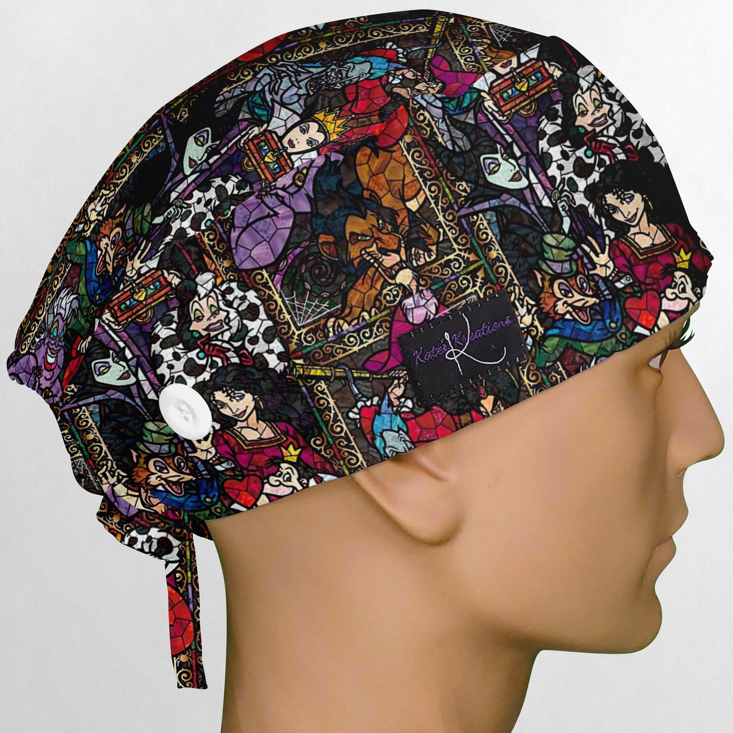 Stained Glass Villains Surgeon Scrub Cap