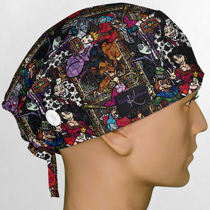 Stained Glass Villains Surgeon Scrub Cap
