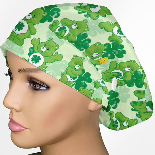 Good Luck Bear Euro Scrub Cap