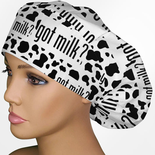 Got Milk Bouffant Scrub Cap