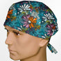 Graffiti Daises Surgeon Scrub Cap