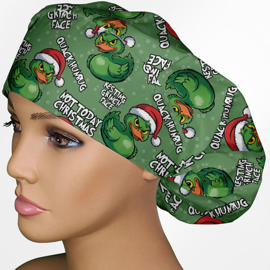 Green Guy Duck Bouffant Scrub Cap