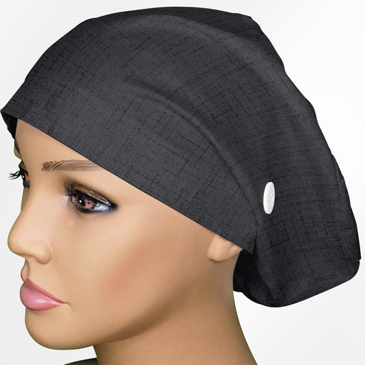 Grey Texture Euro Scrub Cap