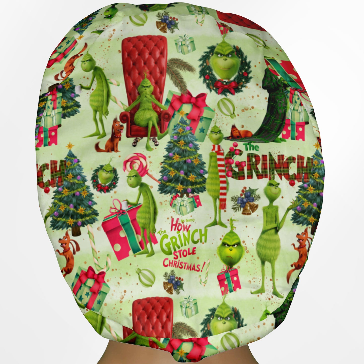 Grinch Euro Scrub Cap