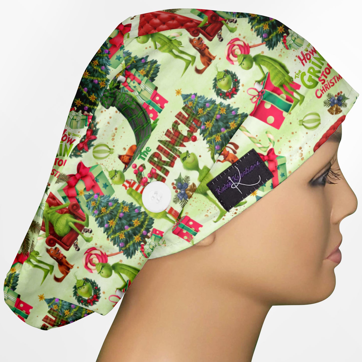 Grinch Euro Scrub Cap