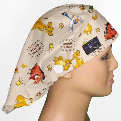 King Of Nothing, Yet Bouffant Scrub Cap
