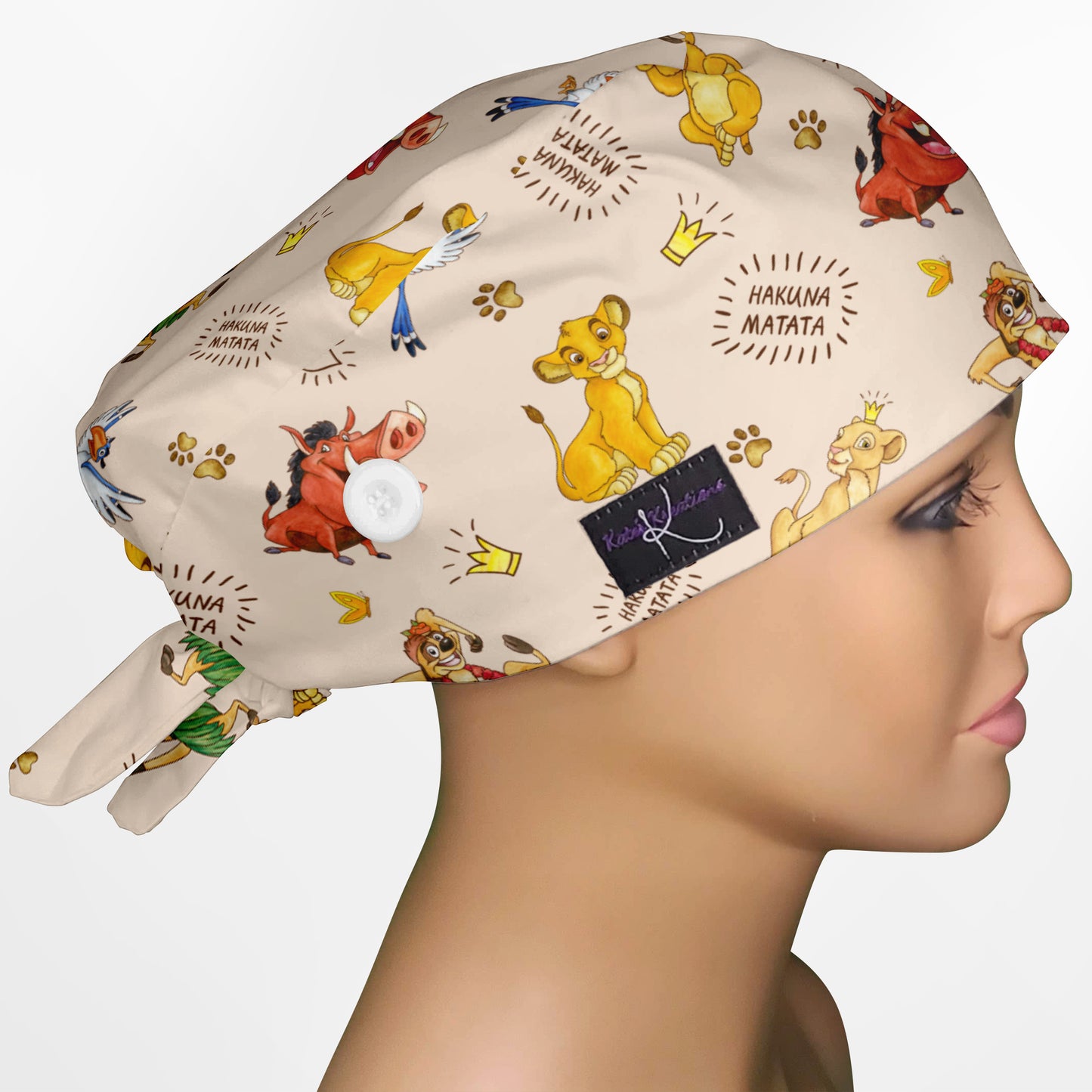 King Of Nothing, Yet Low-Tie Surgeon Scrub Cap