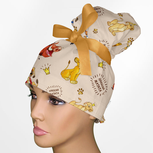 King Of Nothing, Yet High Bun Ponytail Scrub Cap