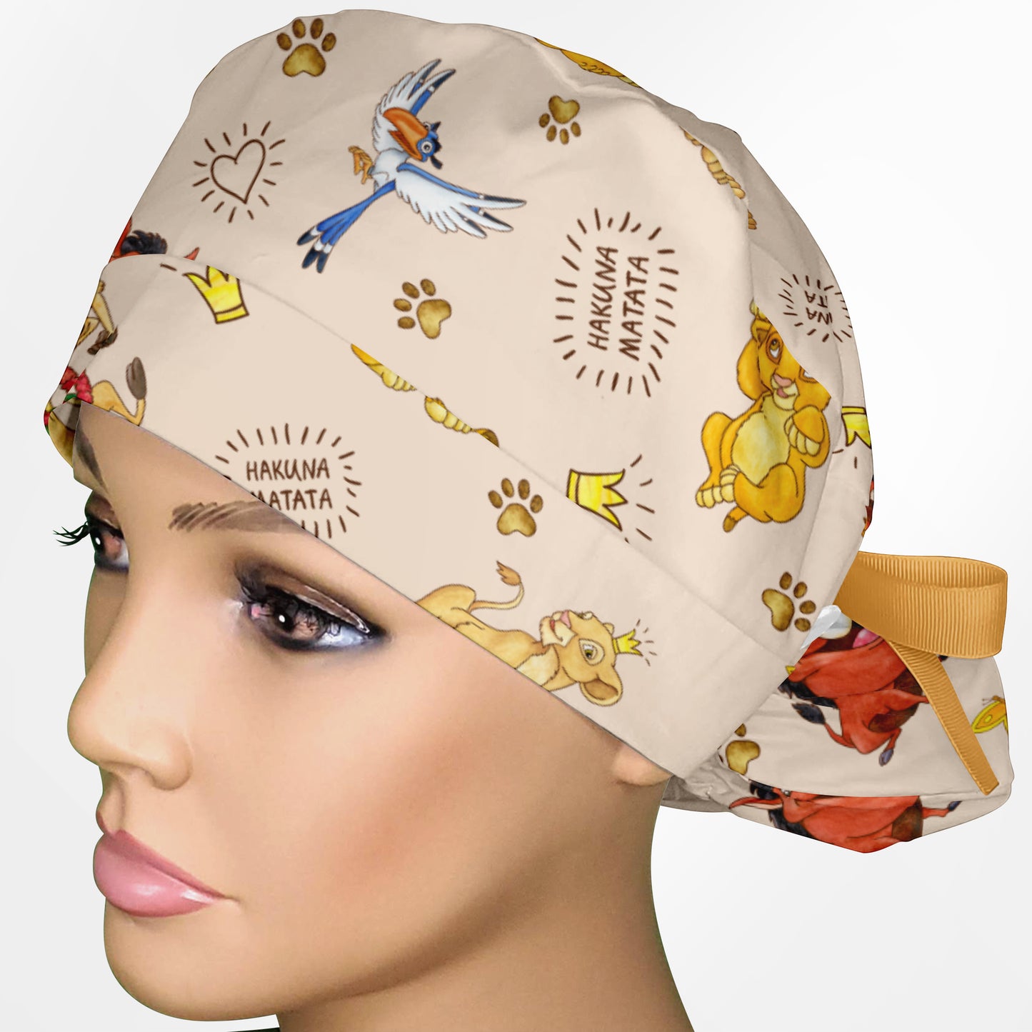 King Of Nothing, Yet Ponytail Scrub Cap