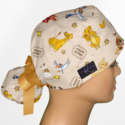King Of Nothing, Yet Ponytail Scrub Cap