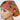 Halloween Confetti Pumpkin Euro Scrub Cap