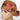 Halloween Confetti Pumpkin Ponytail Scrub Cap