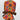Halloween Confetti Pumpkin Ponytail Scrub Cap
