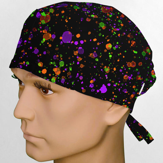 Halloween Splatter Surgeon Scrub Cap