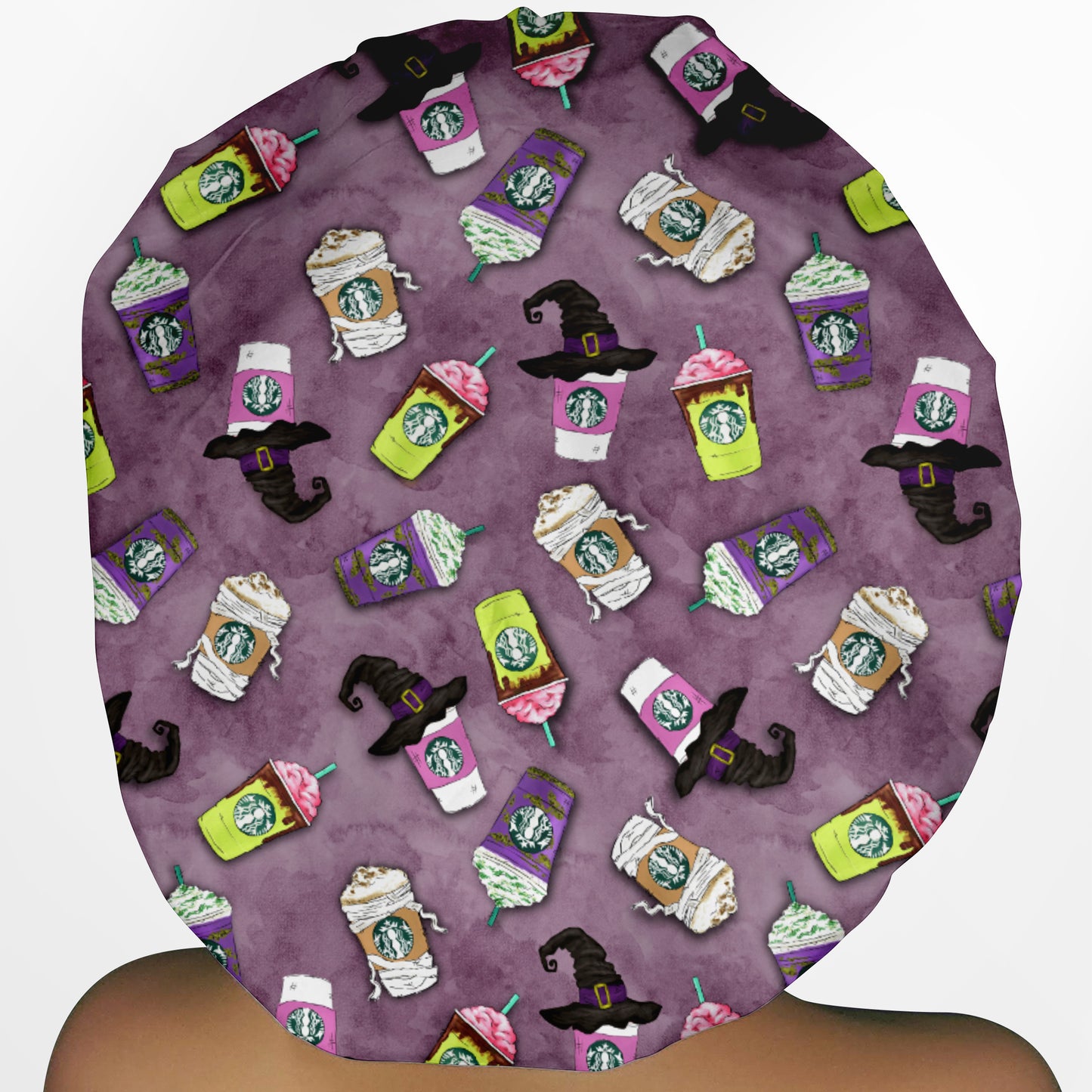 Eerie Espresso Bouffant Scrub Cap