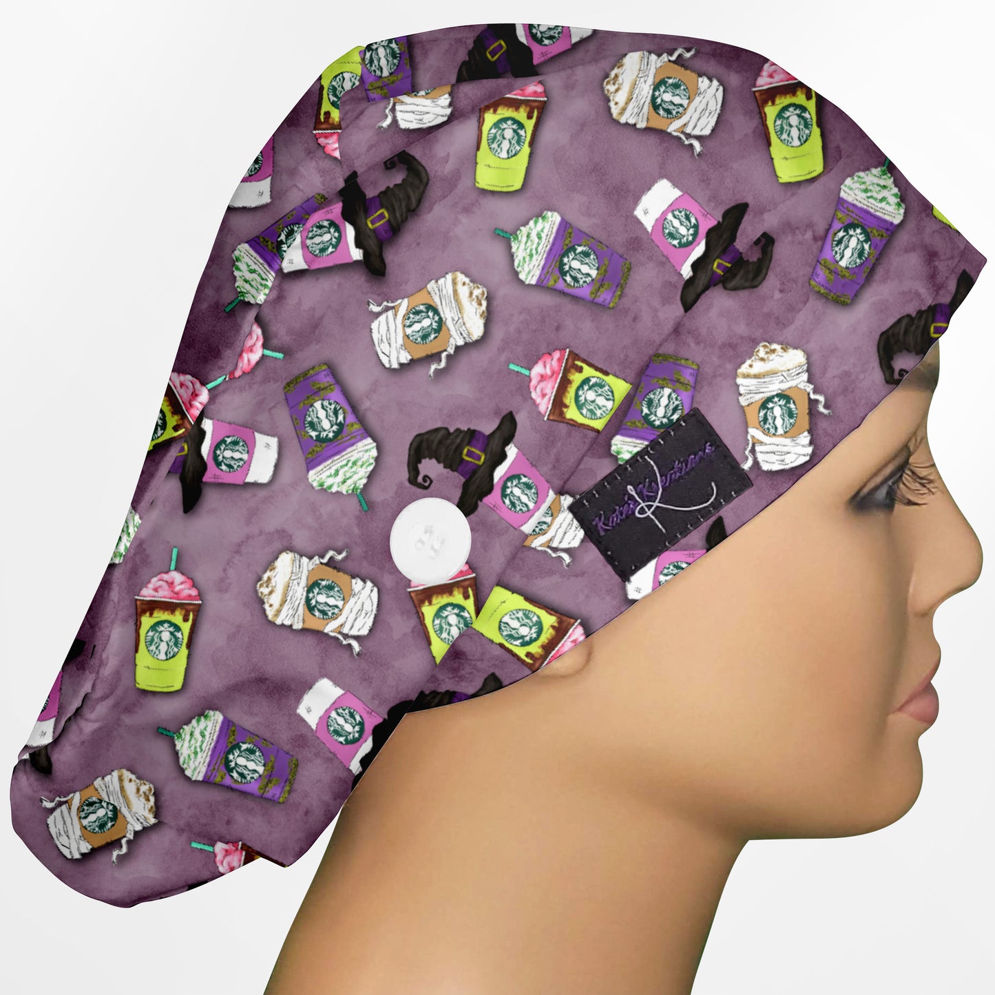Eerie Espresso Euro Scrub Cap