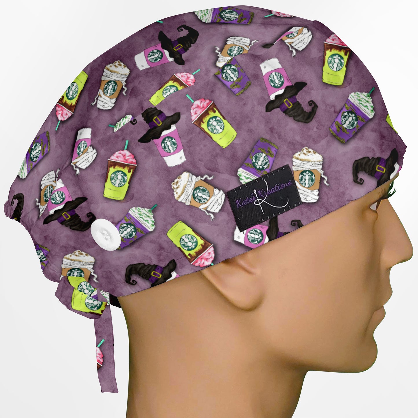 Eerie Espresso Surgeon Scrub Cap