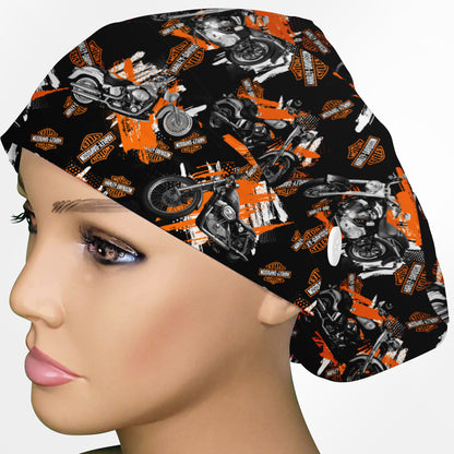 Harley Davidson Bikes Euro Scrub Cap