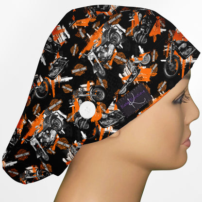 Harley Davidson Bikes Euro Scrub Cap
